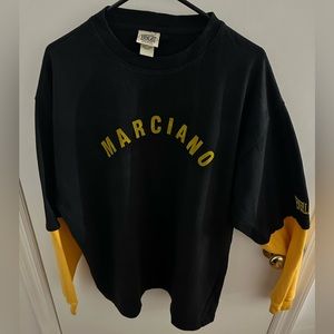 Everlast Long Sleeve Sweatshirt in Black & Gold, Size XL